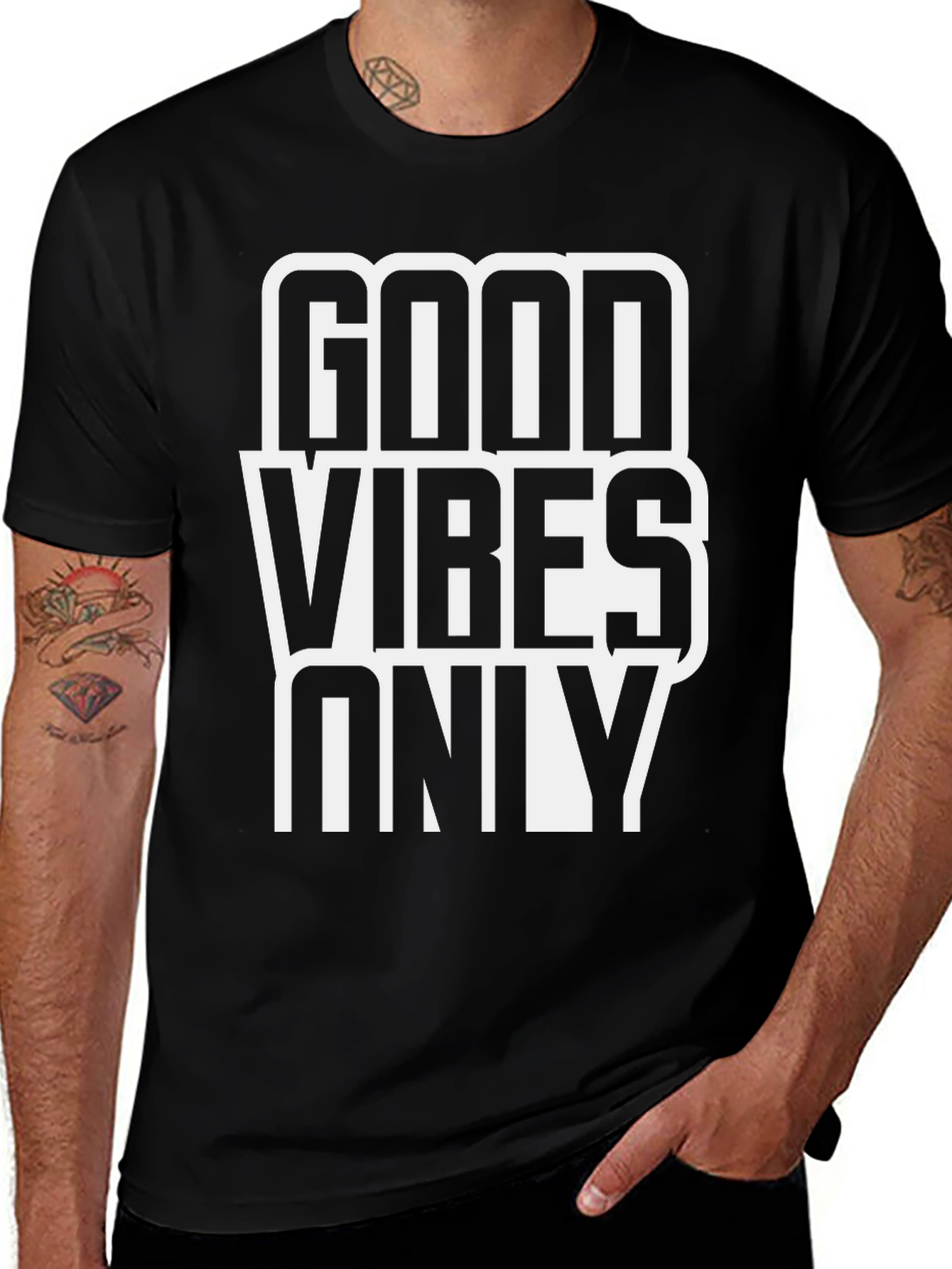 Good Vibes Only Graphic T-Shirt