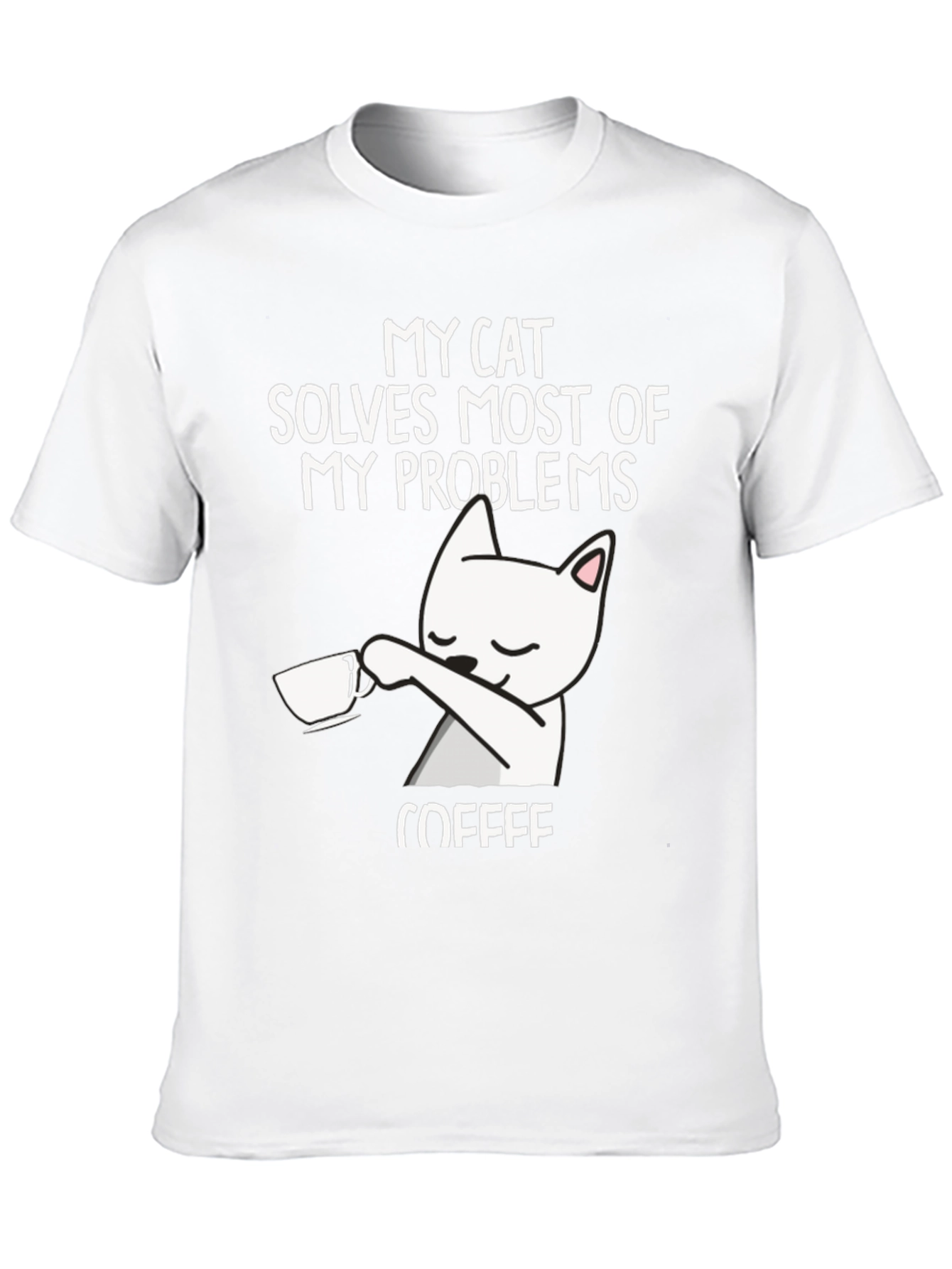My Cat Solves Most Problems T-Shirt