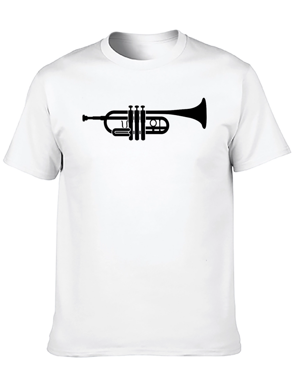 Trumpet Graphic T-Shirt - Black