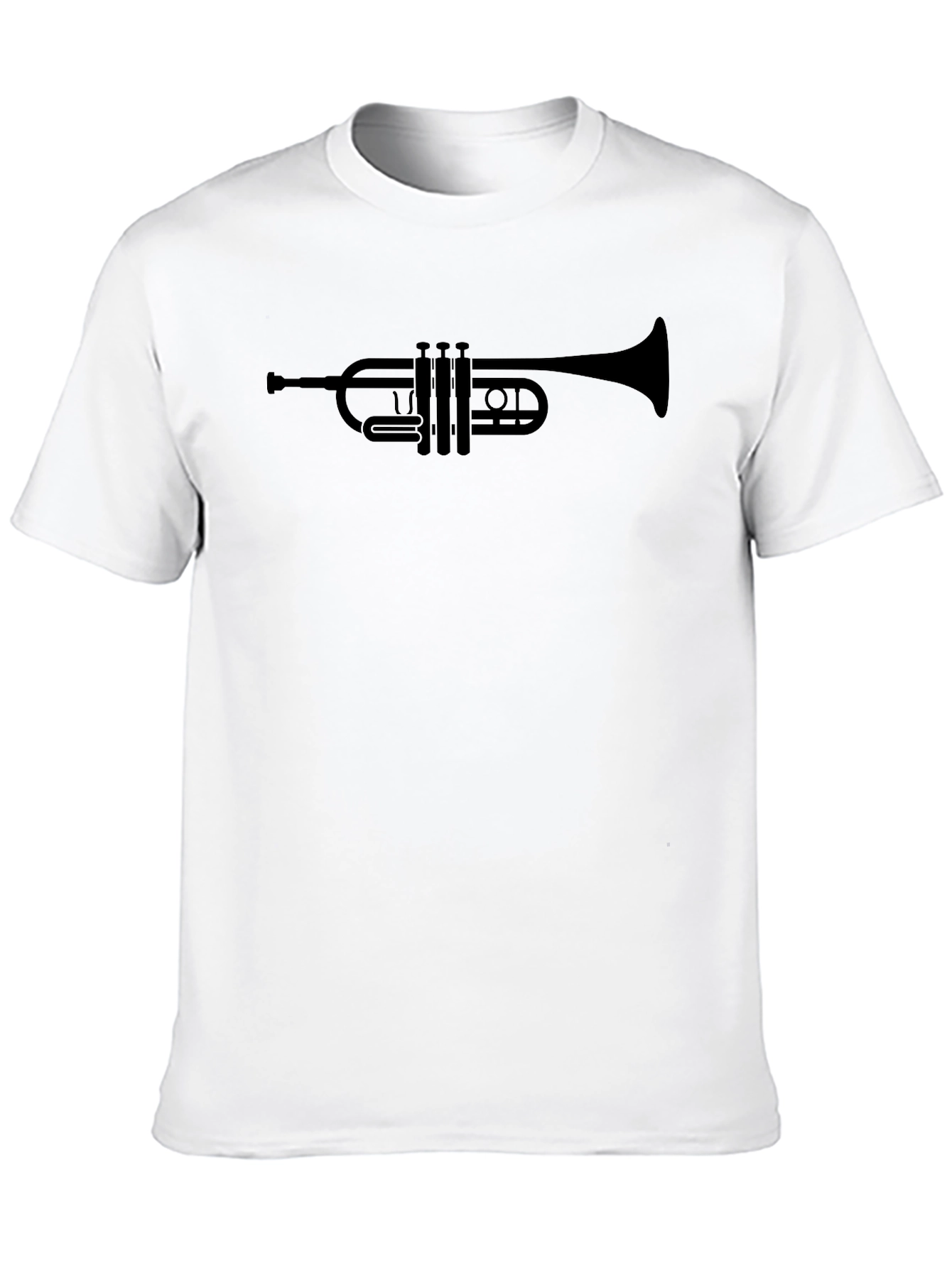Trumpet Graphic T-Shirt - Black