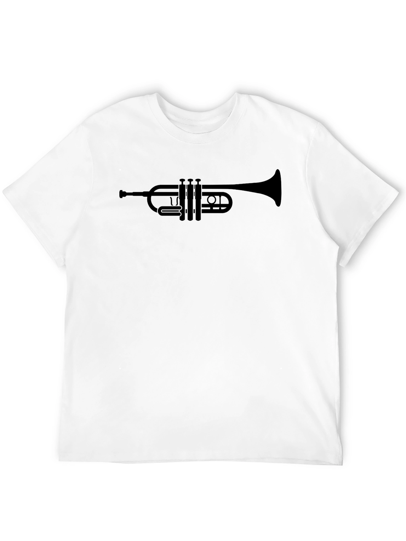 Trumpet Graphic T-Shirt - Black