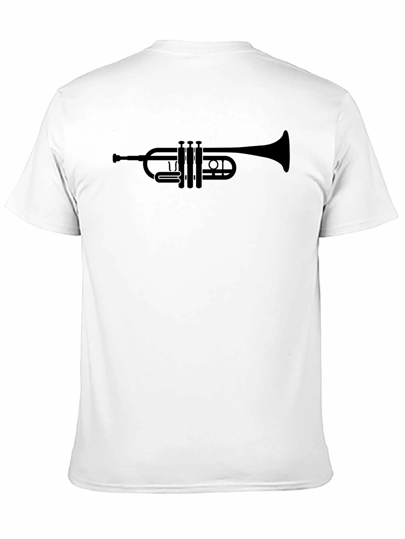 Trumpet Graphic T-Shirt - Black