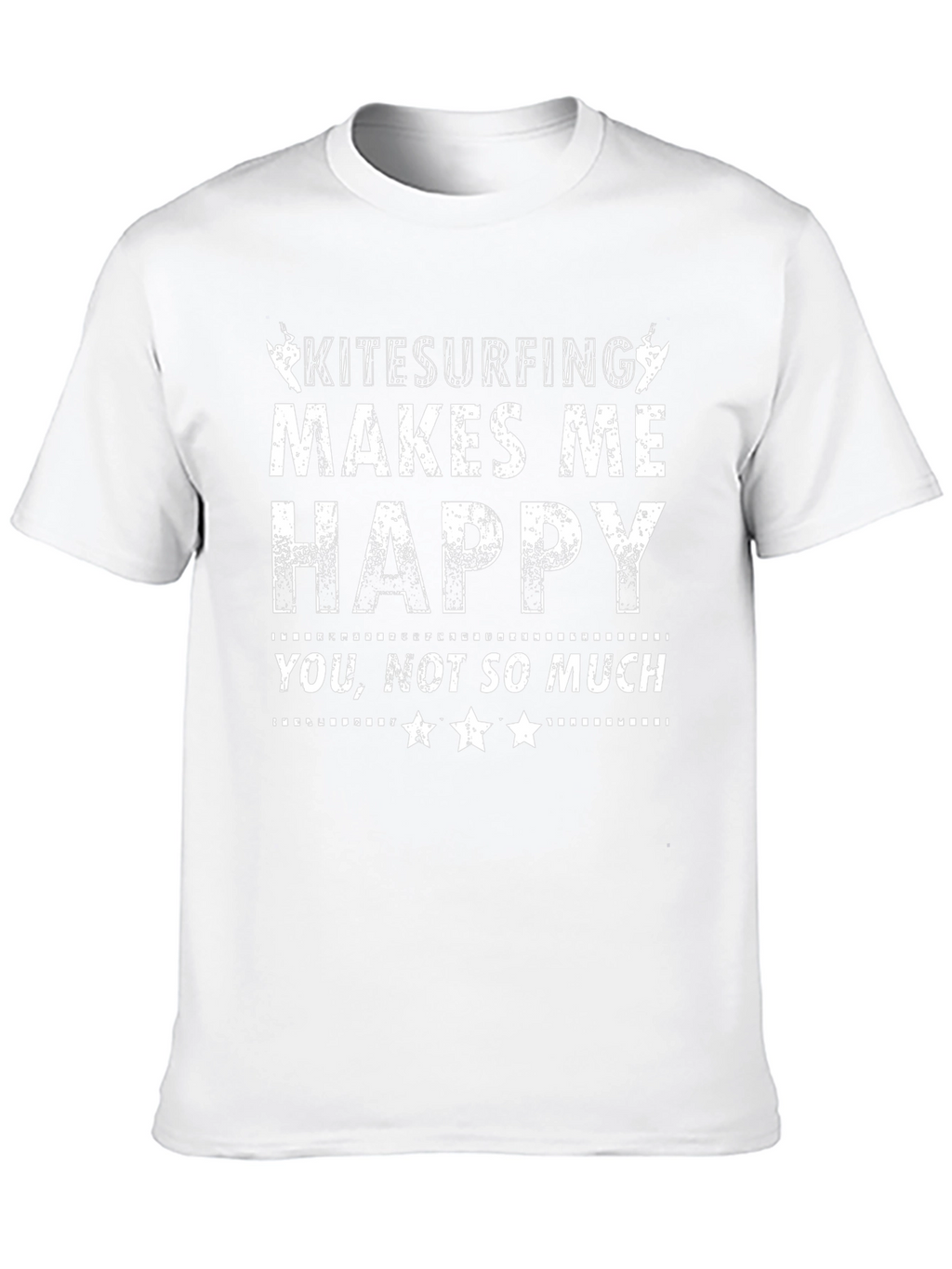 Kitesurfing Makes Me Happy Graphic T-Shirt