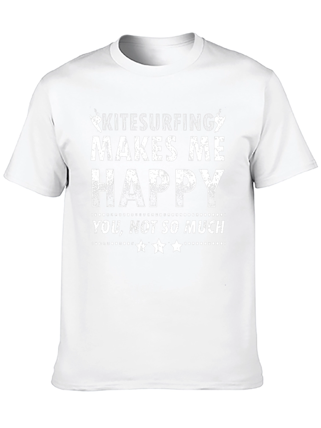 Kitesurfing Makes Me Happy Graphic T-Shirt