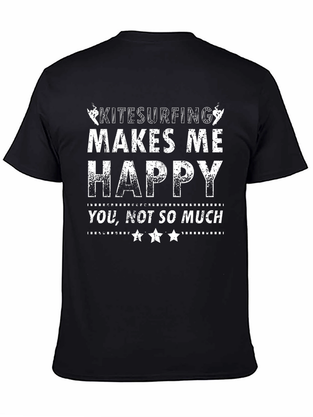 Kitesurfing Makes Me Happy Graphic T-Shirt