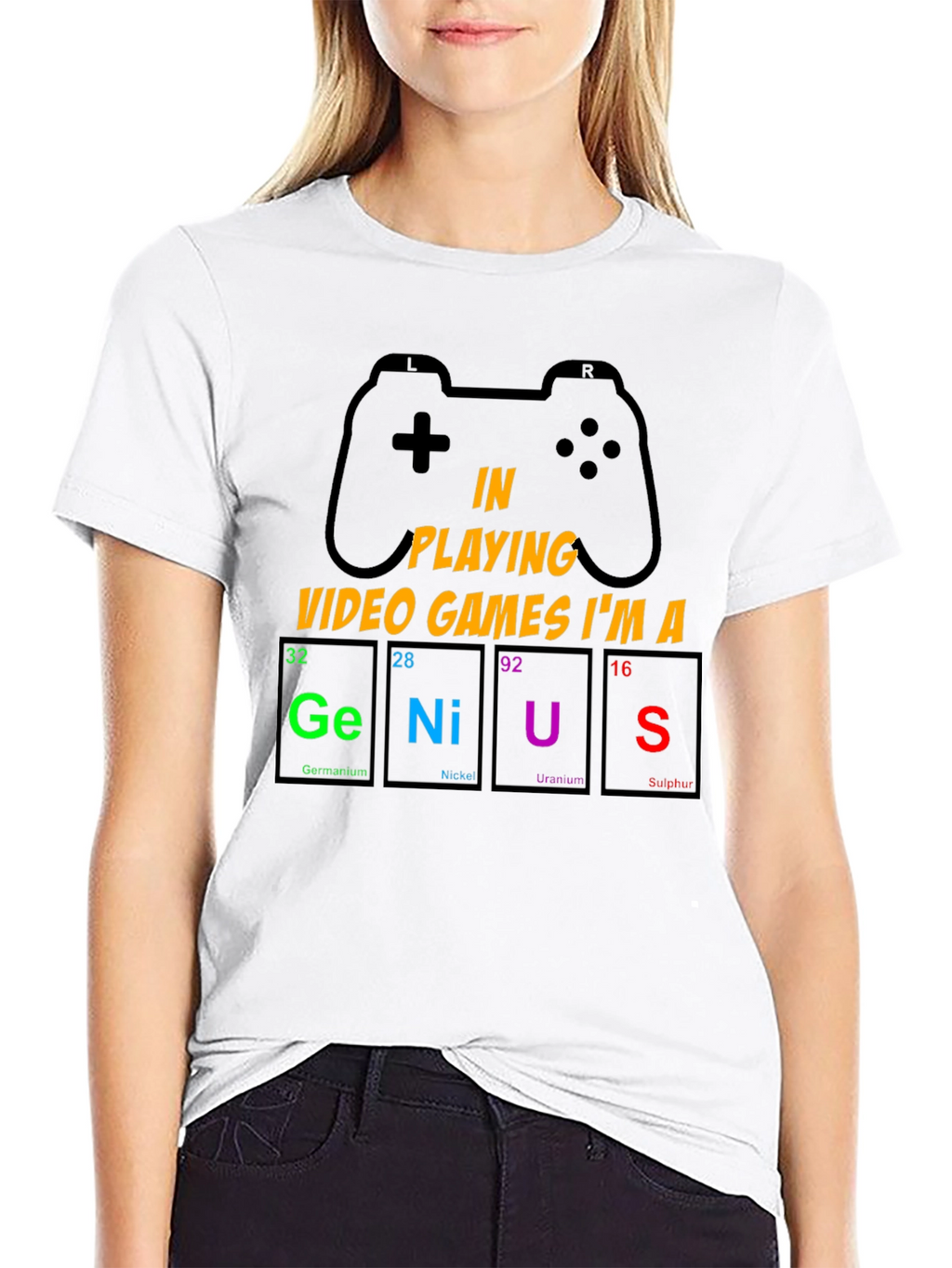 Gamer Genius T-Shirt: Periodic Table Design