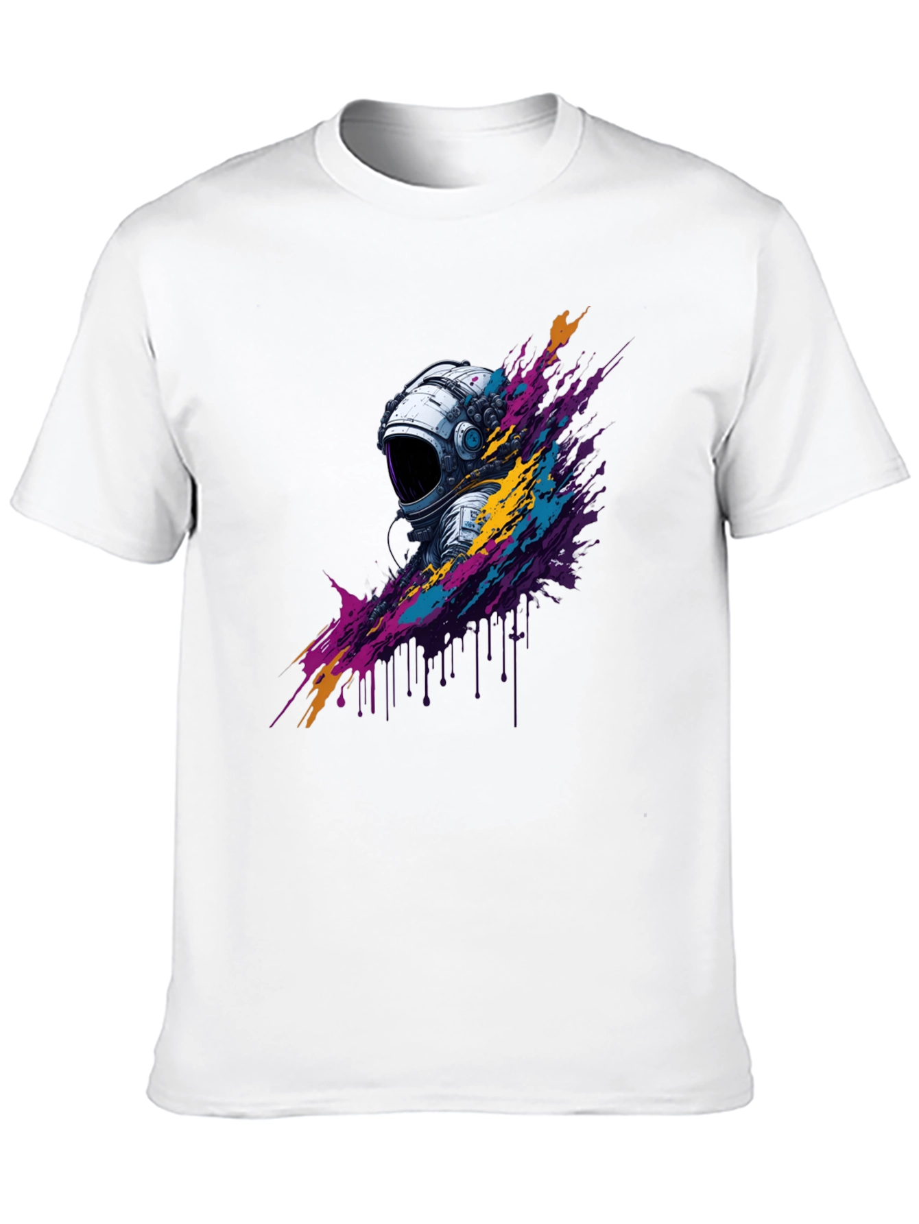 Astronaut Splash Graphic T-Shirt - Unique Design