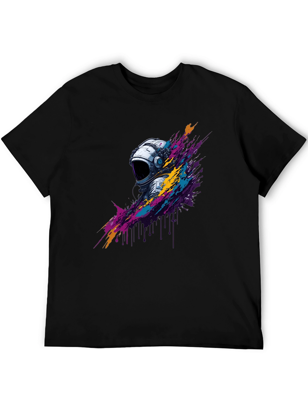 Astronaut Splash Graphic T-Shirt - Unique Design