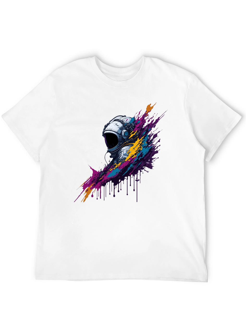 Astronaut Splash Graphic T-Shirt - Unique Design
