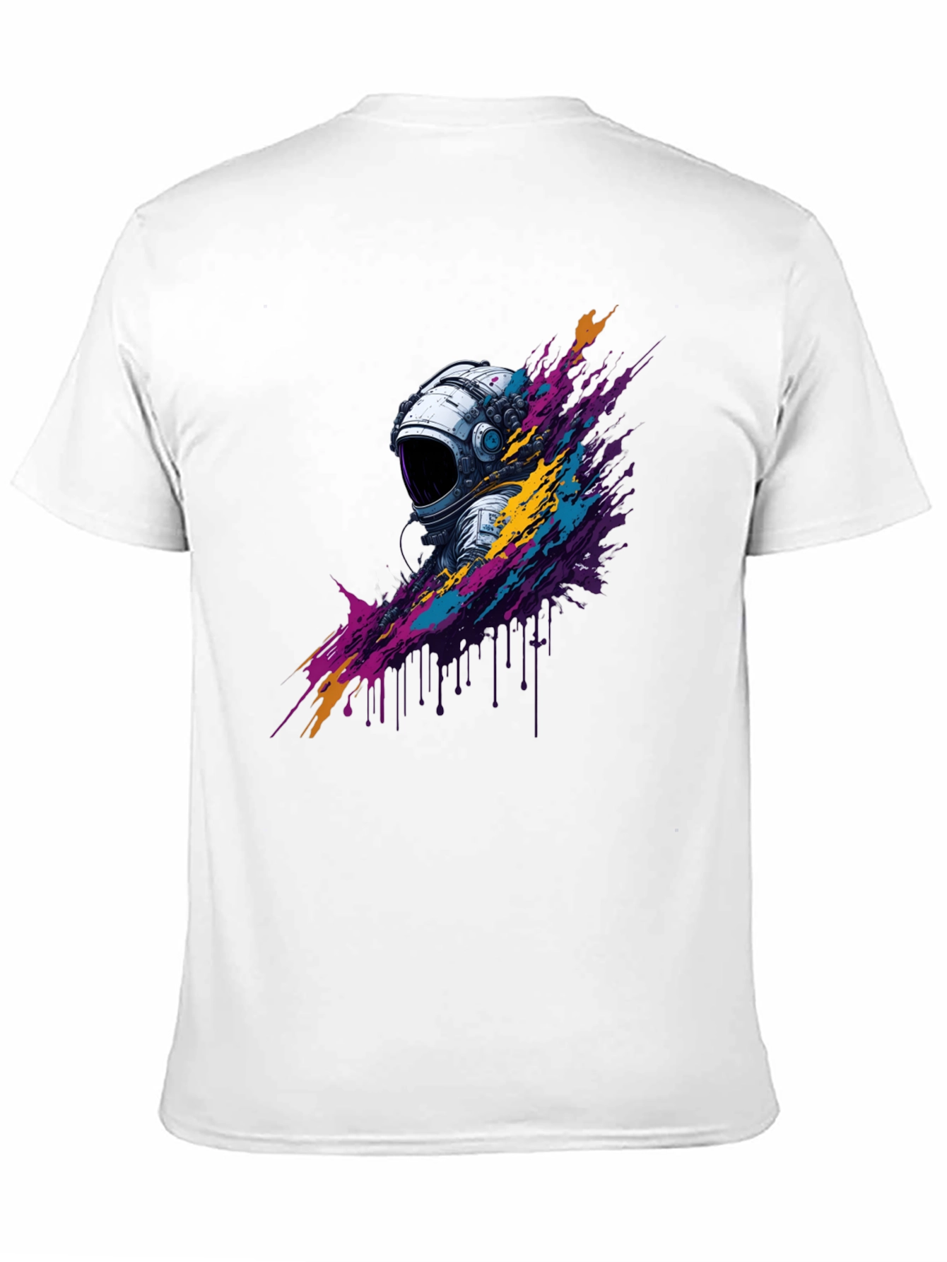 Astronaut Splash Graphic T-Shirt - Unique Design