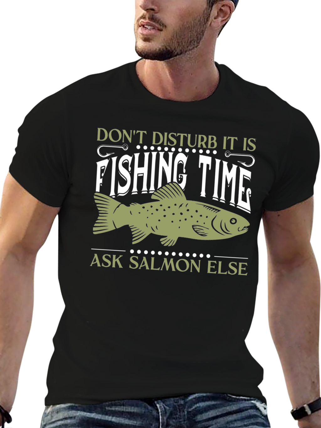 Fishing Time T-Shirt - Ask Salmon Else!