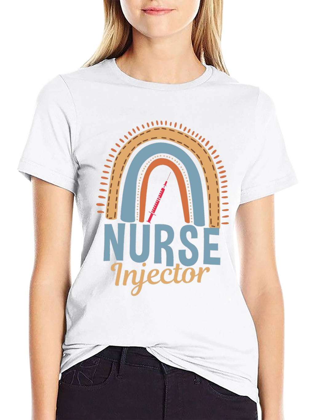Nurse Injector Rainbow Graphic Tee