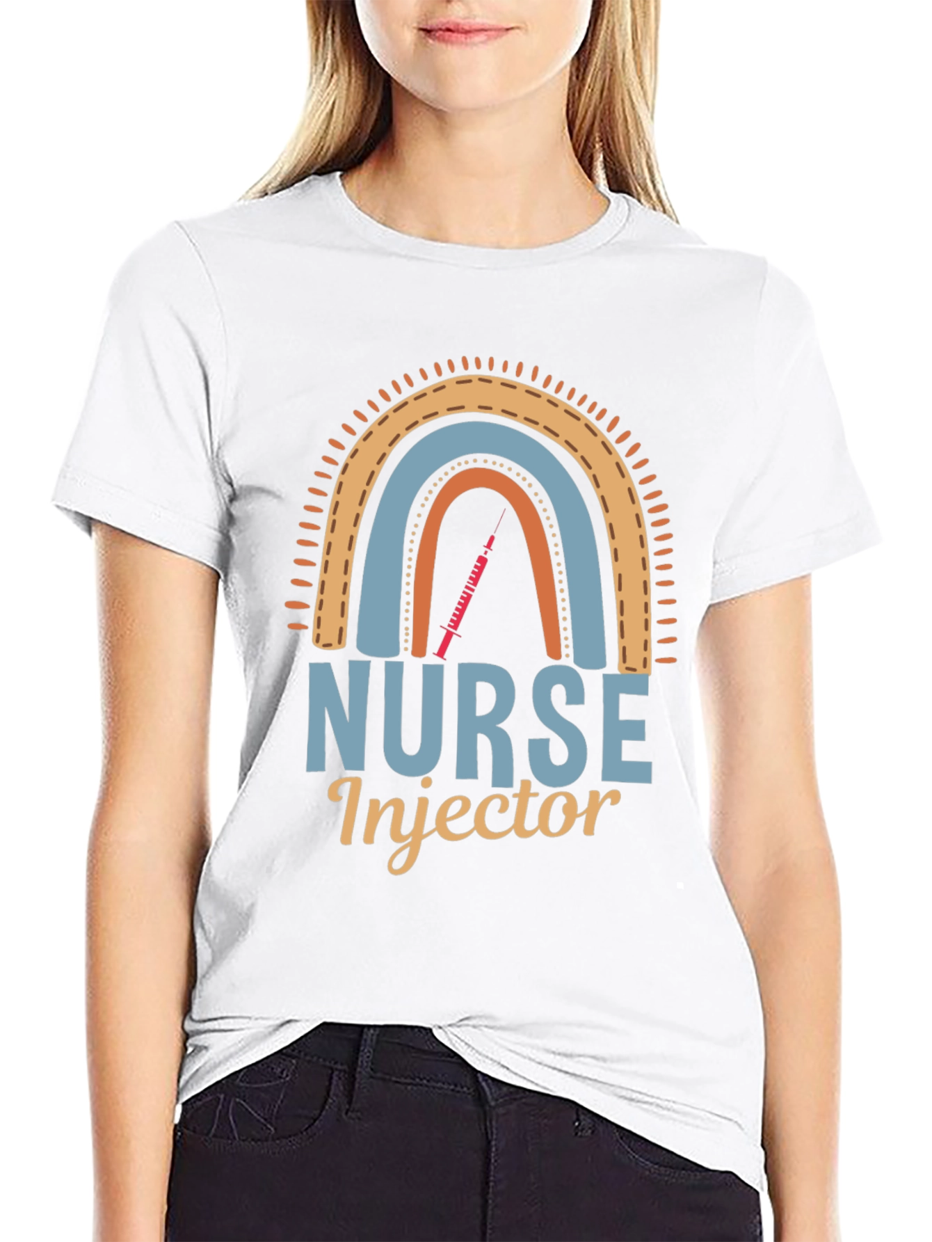 Nurse Injector Rainbow Graphic Tee