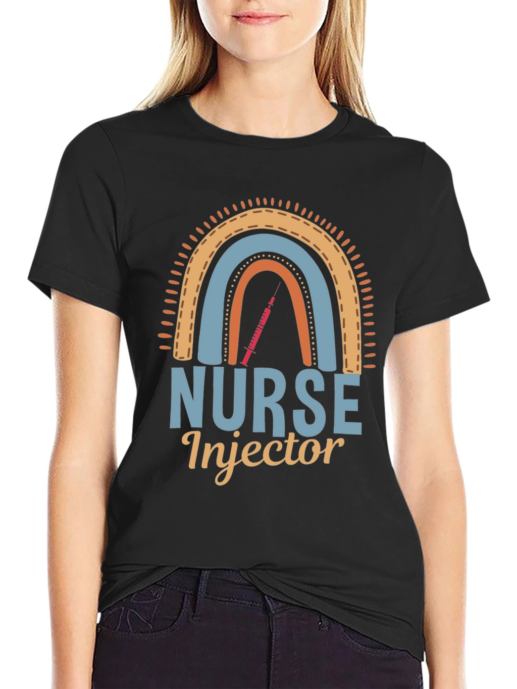 Nurse Injector Rainbow Graphic Tee