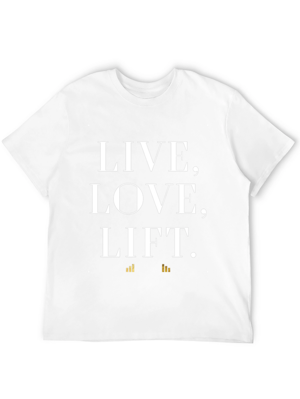Live Love Lift Graphic Tee - Black Cotton Shirt