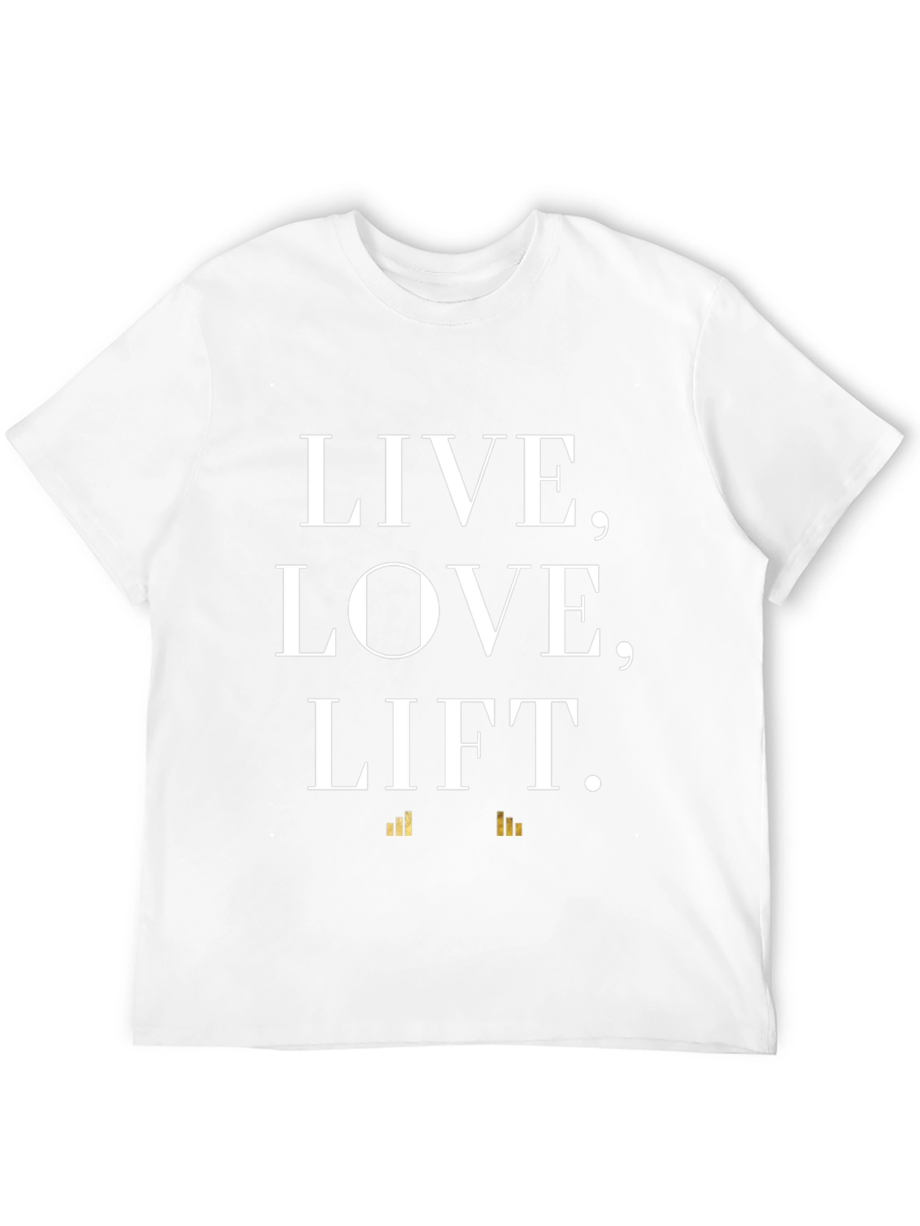 Live Love Lift Graphic Tee - Black Cotton Shirt