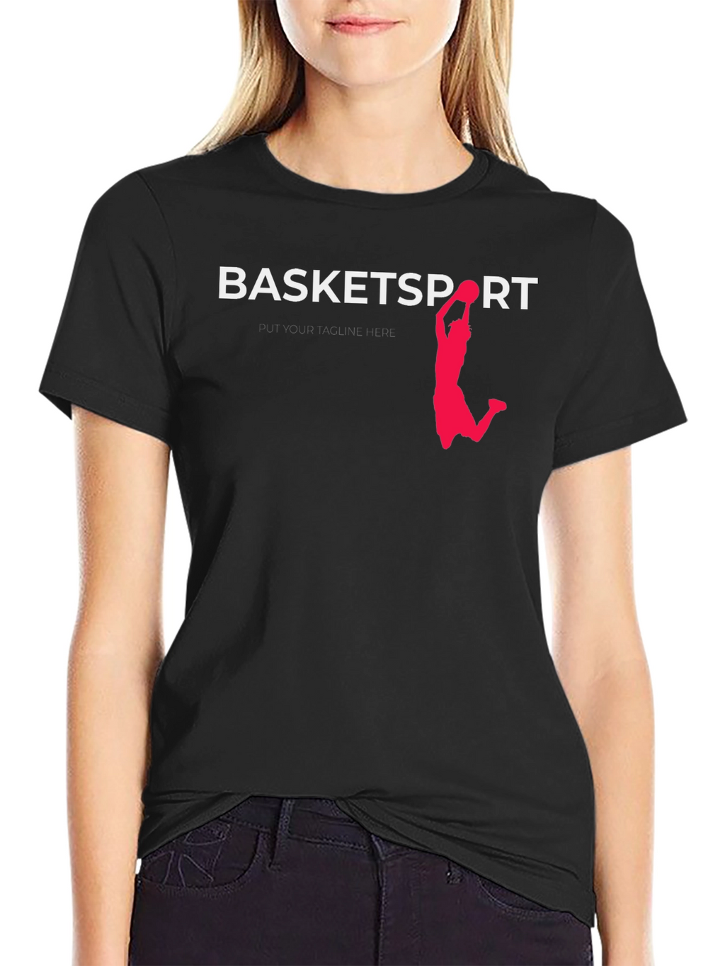 BasketSport Graphic T-Shirt - Black