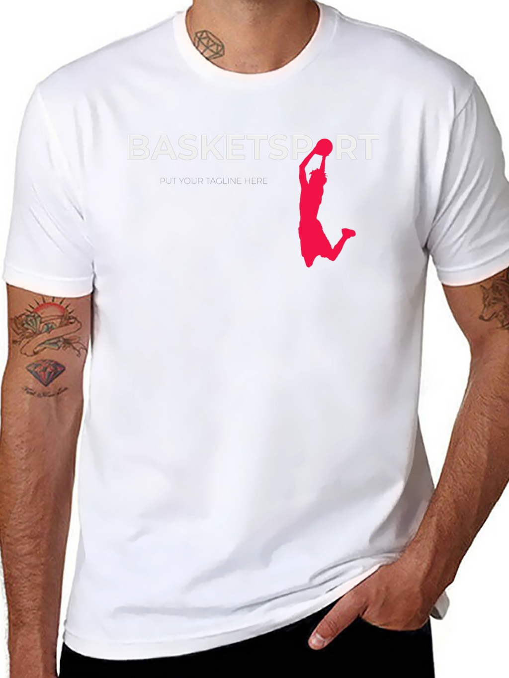 BasketSport Graphic T-Shirt - Black