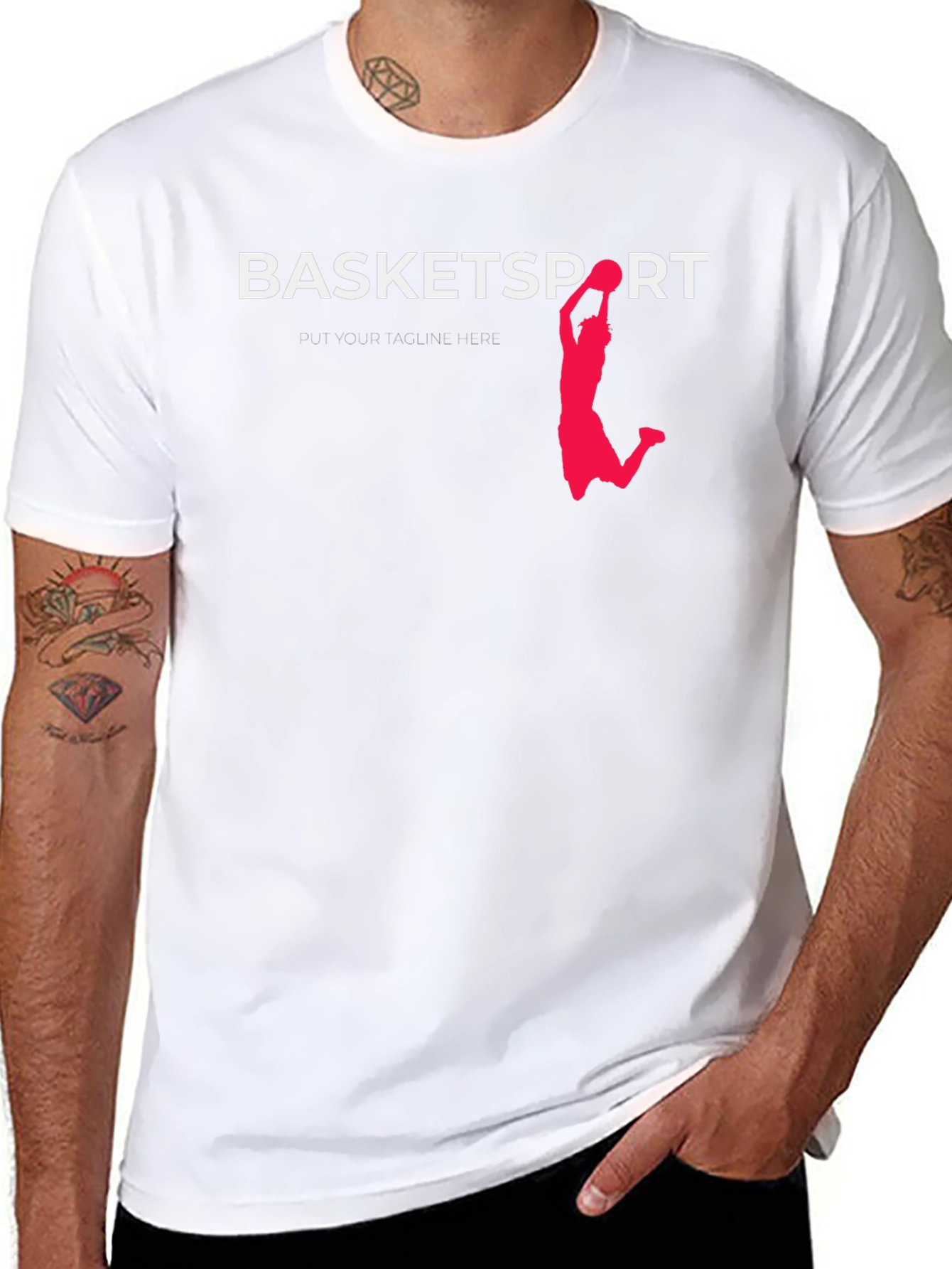 BasketSport Graphic T-Shirt - Black
