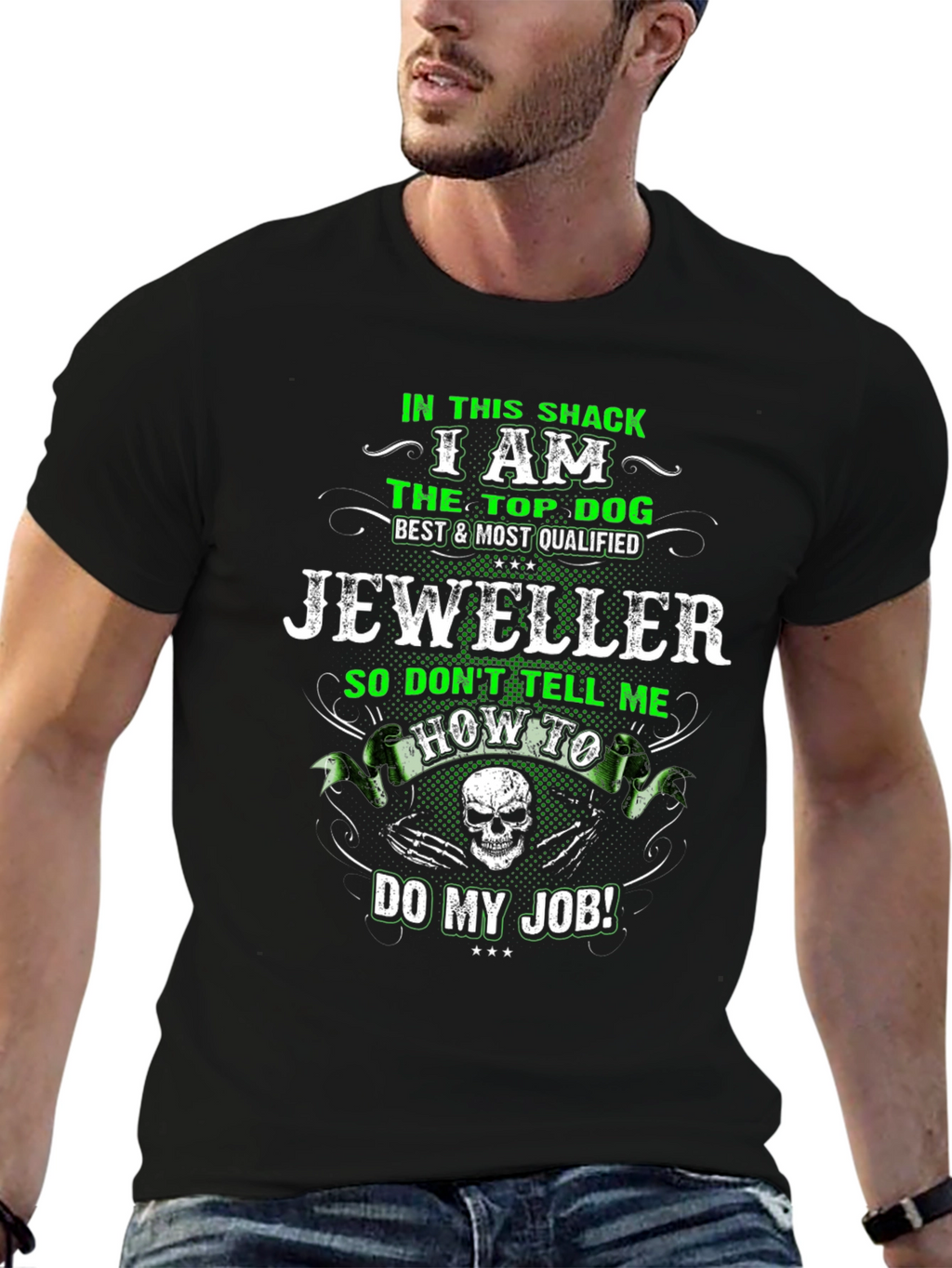 Jeweller Top Dog Graphic Tee