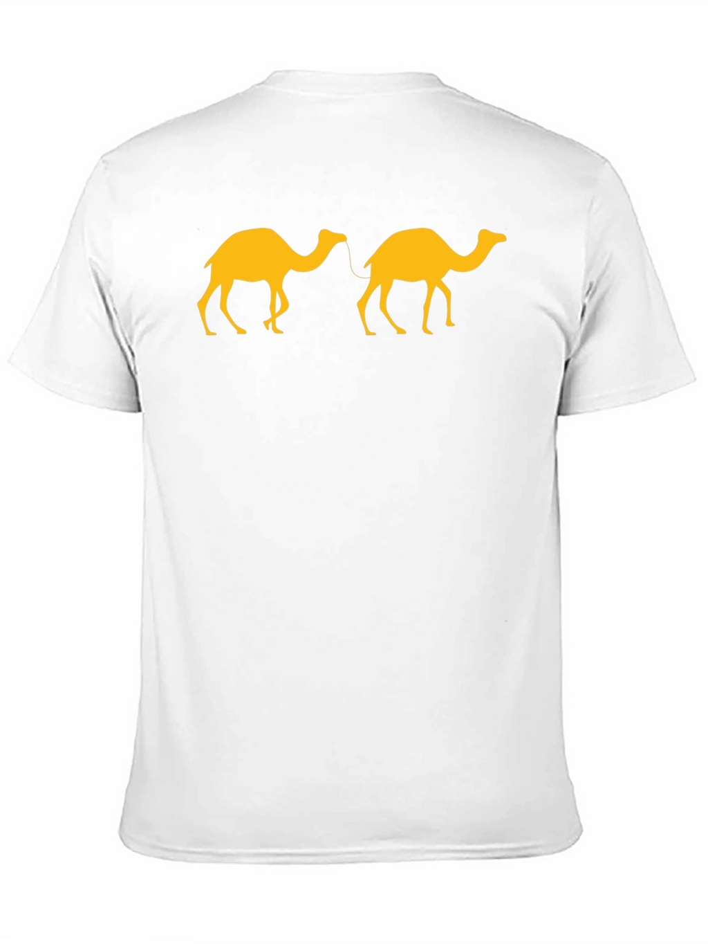 Two Camels Graphic Tee - Black Casual T-Shirt