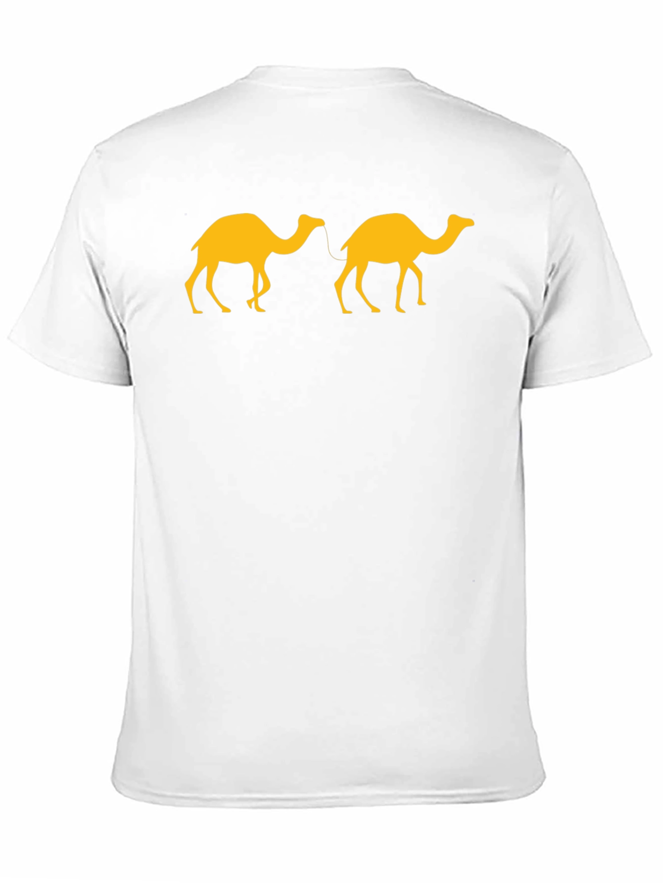 Two Camels Graphic Tee - Black Casual T-Shirt