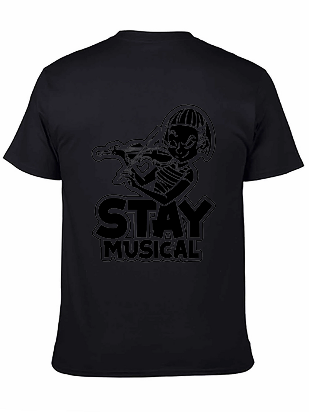 Stay Musical Black Graphic Tee