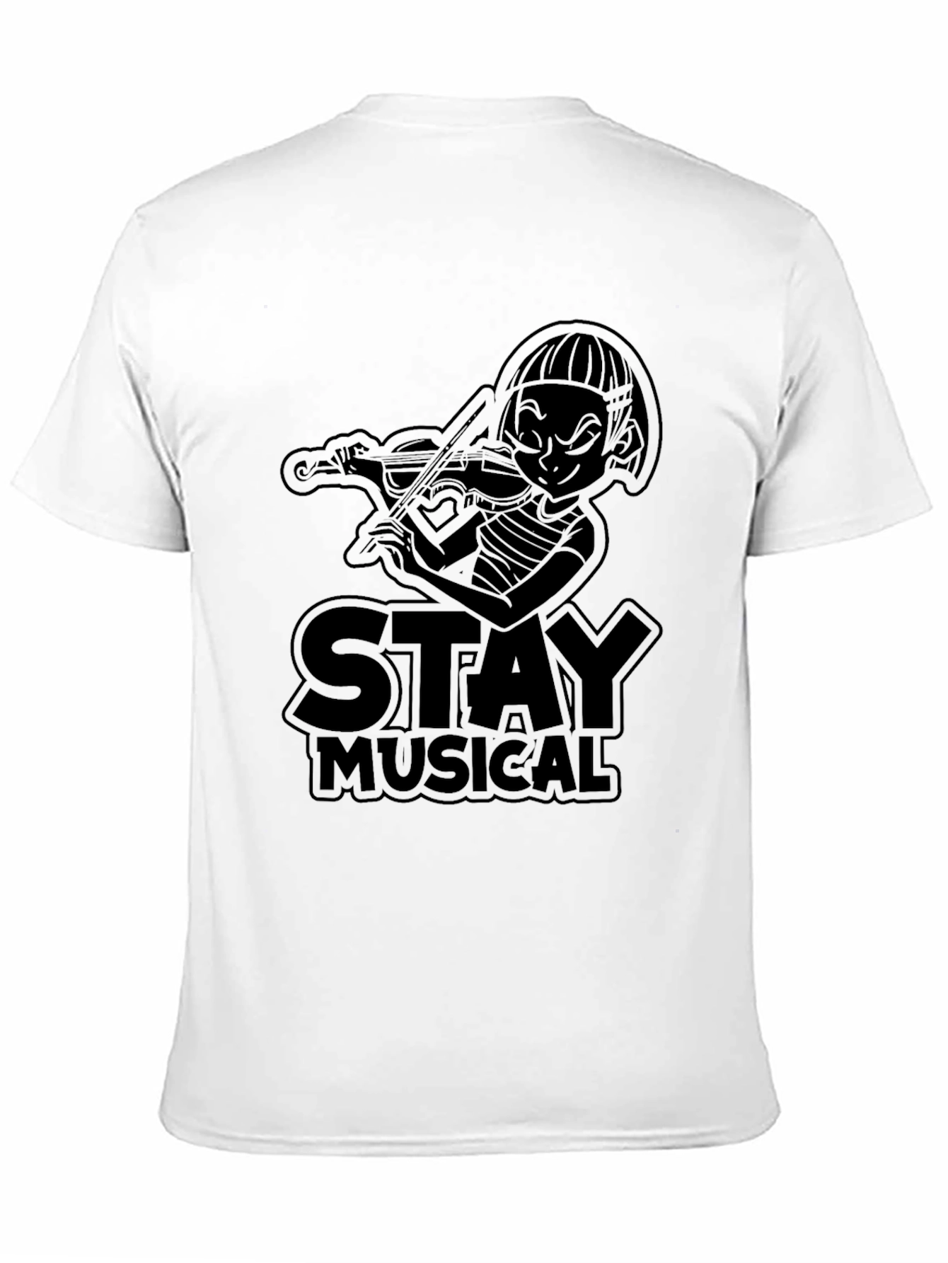 Stay Musical Black Graphic Tee