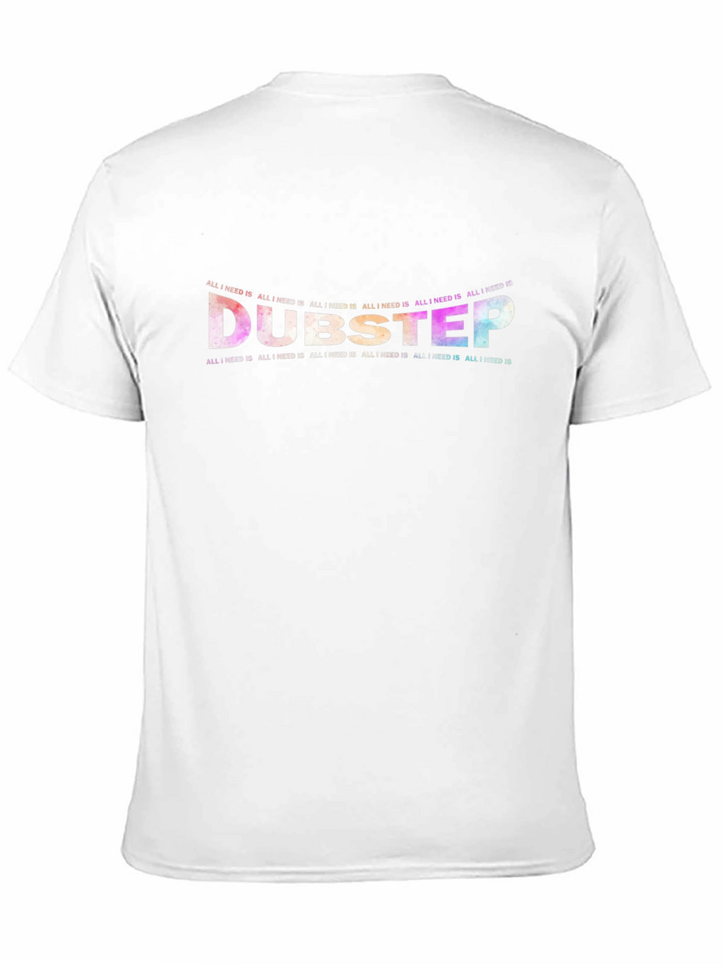 Dubstep Graphic Print Black T-Shirt