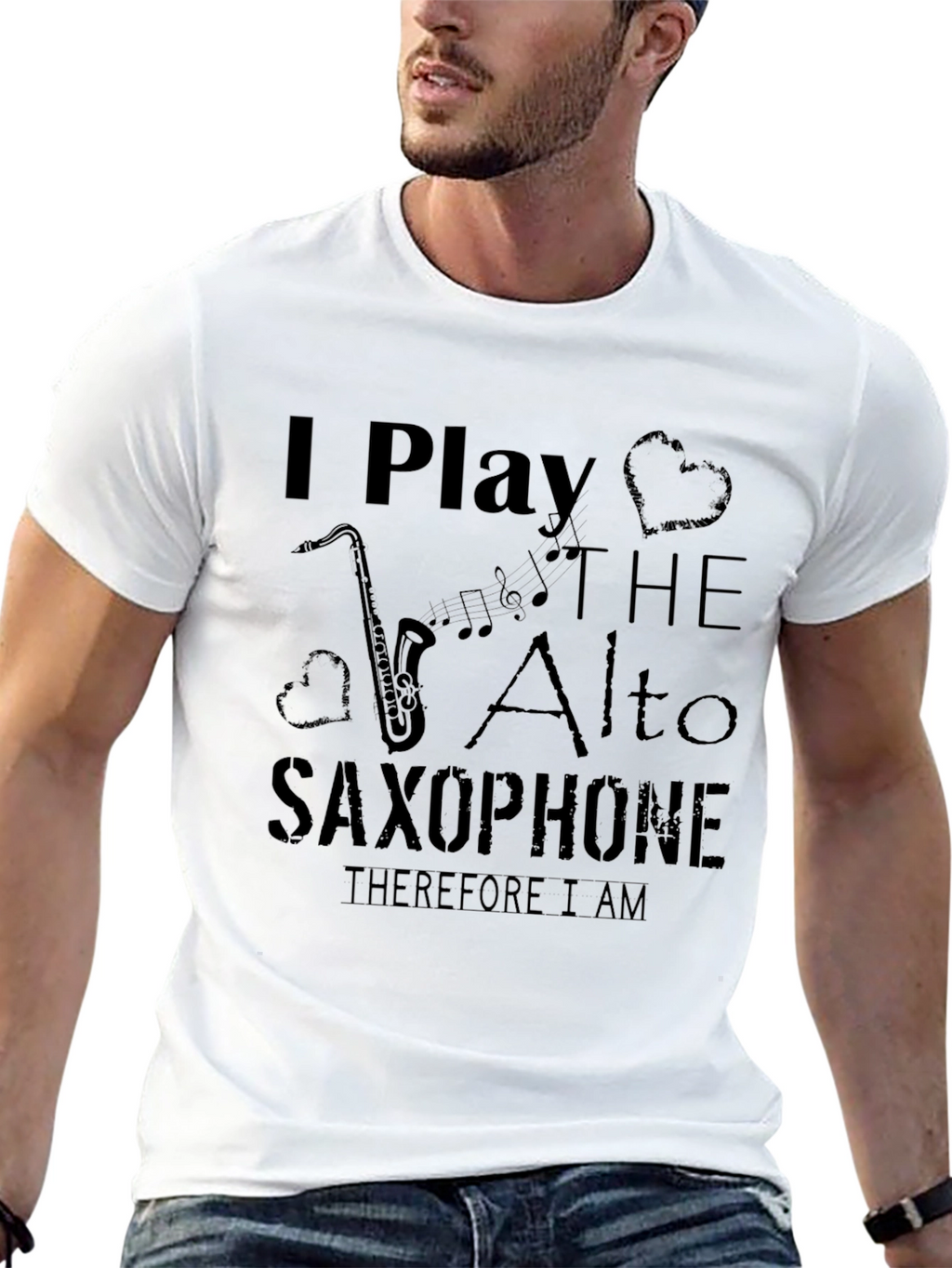 I Play The Alto Saxophone Graphic T-Shirt