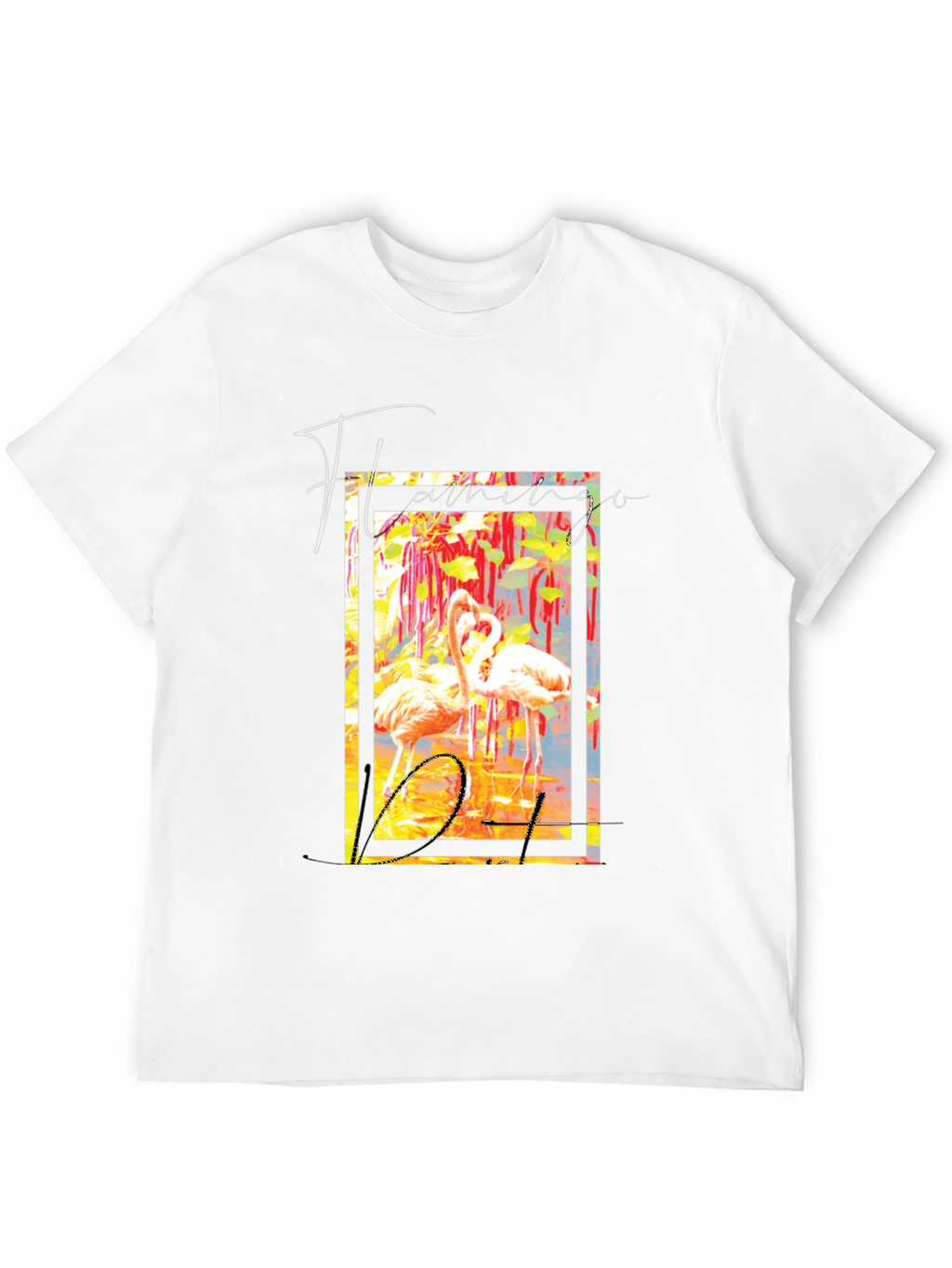 Flamingo District Black Graphic T-Shirt