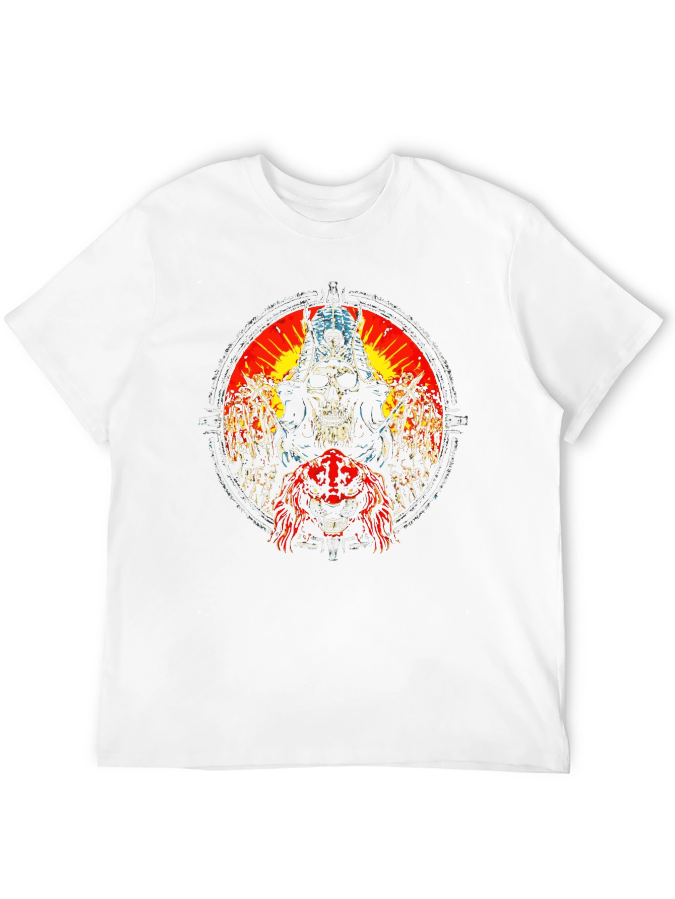 Skull & Beast Graphic Tee - Dark Style