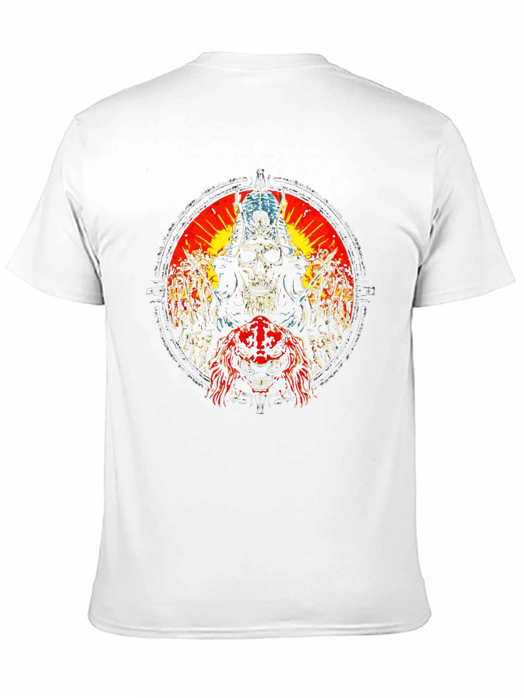 Skull & Beast Graphic Tee - Dark Style