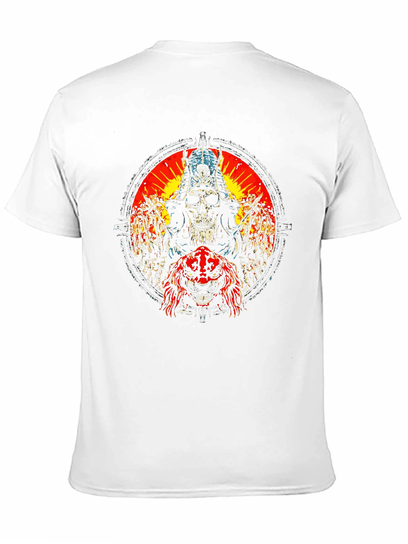 Skull & Beast Graphic Tee - Dark Style