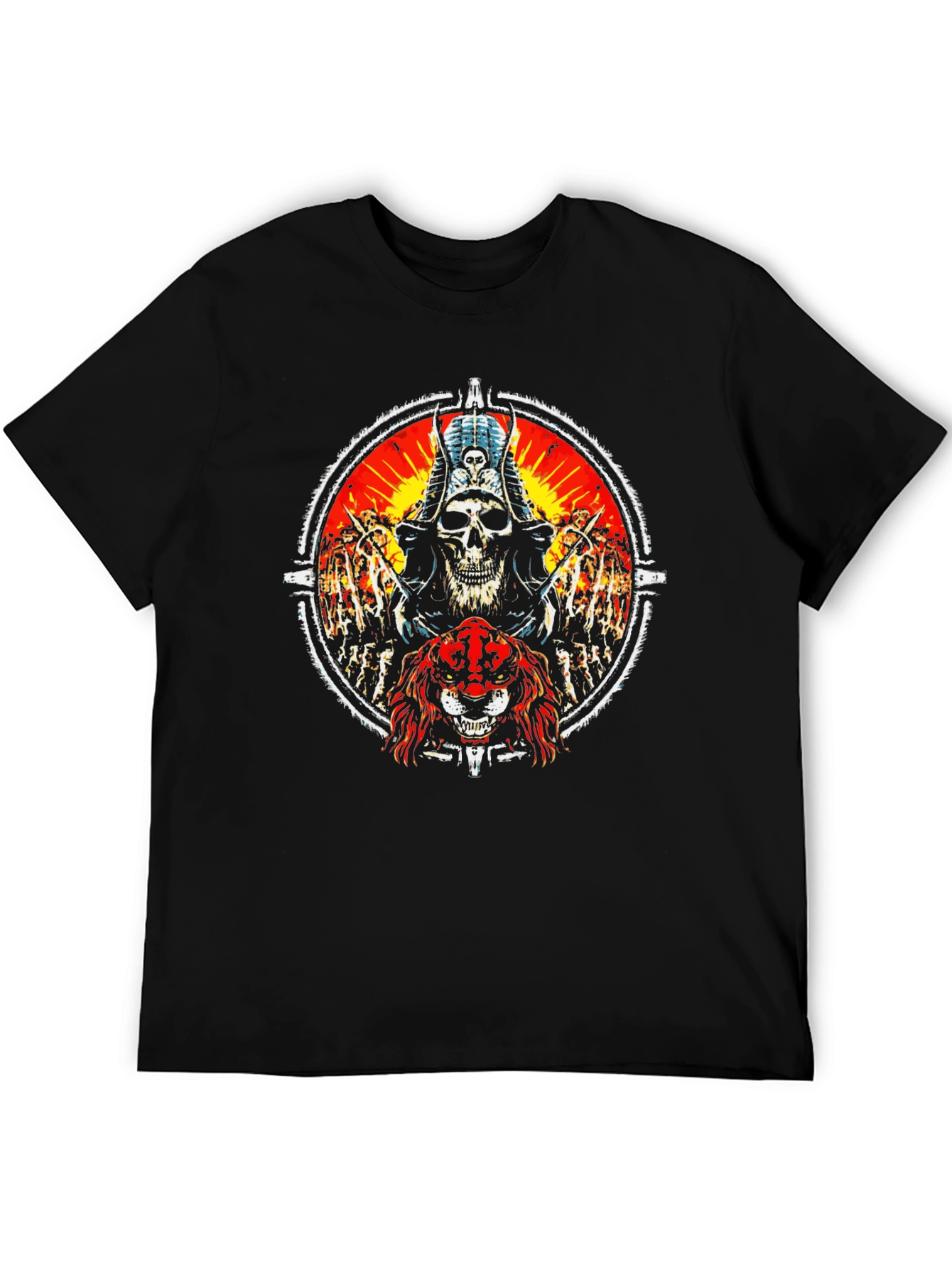 Skull & Beast Graphic Tee - Dark Style