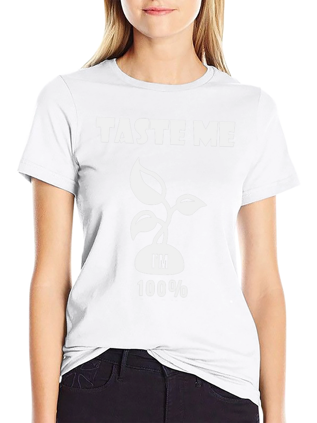 Taste Me 100% Vegan Black T-Shirt