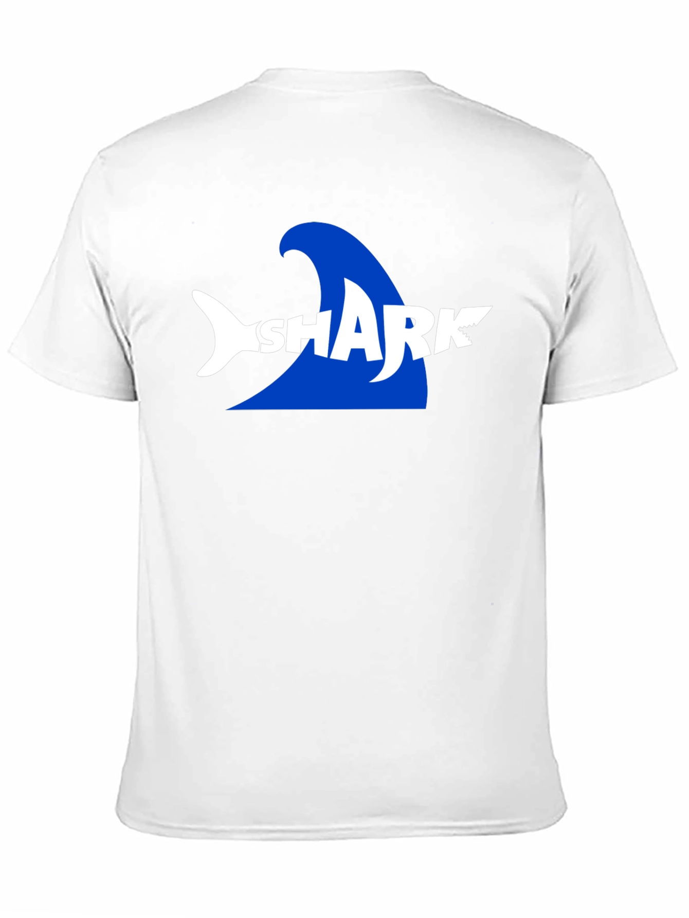 Shark Graphic Print Mens Black T-Shirt