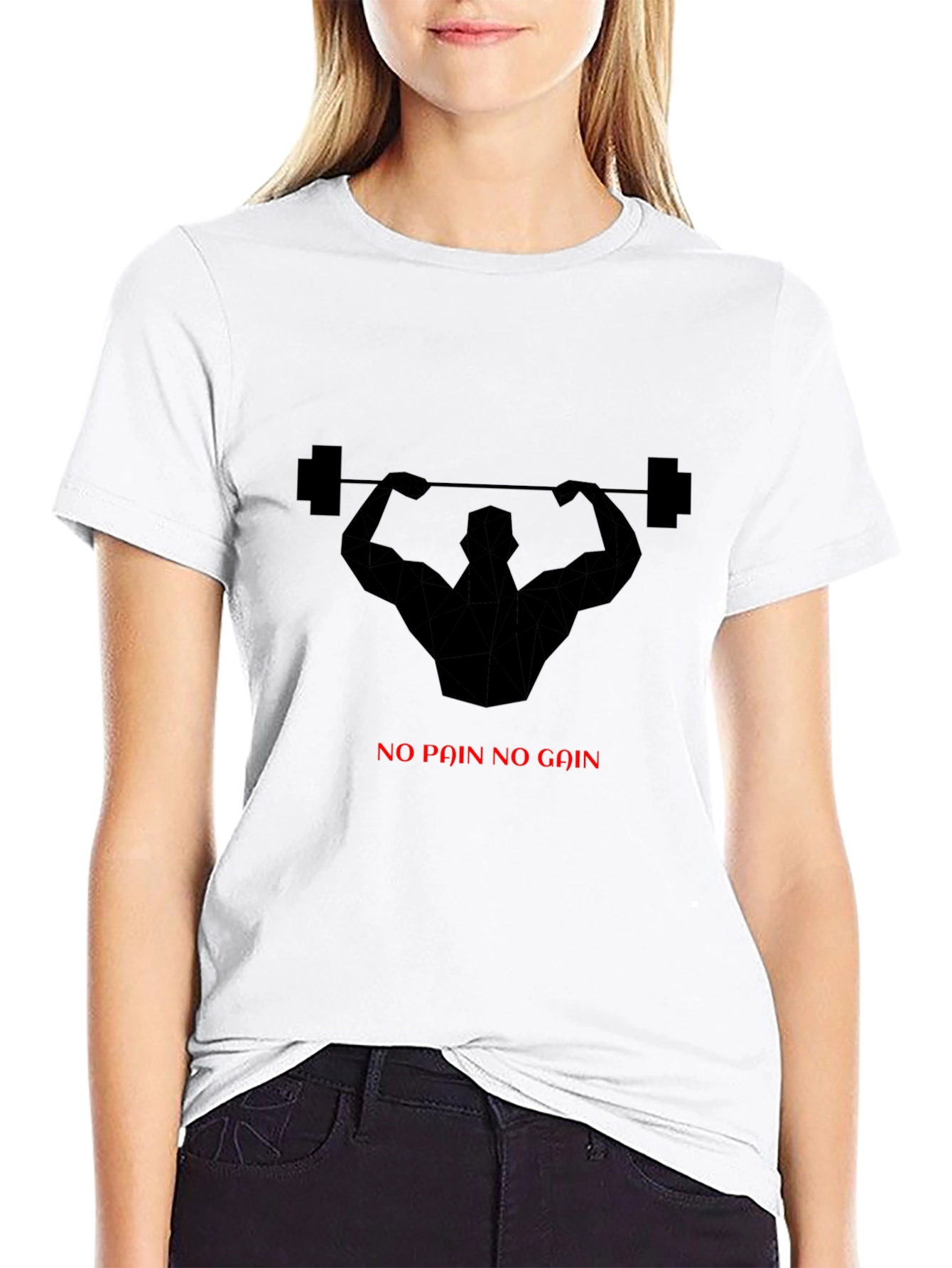 No Pain No Gain Gym T-Shirt - Black