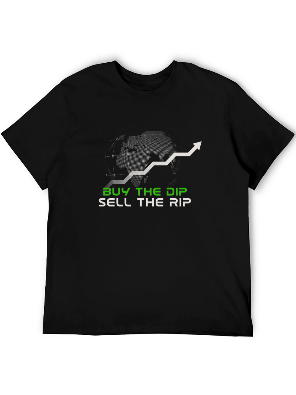 Buy the Dip Sell the Rip Black Tee