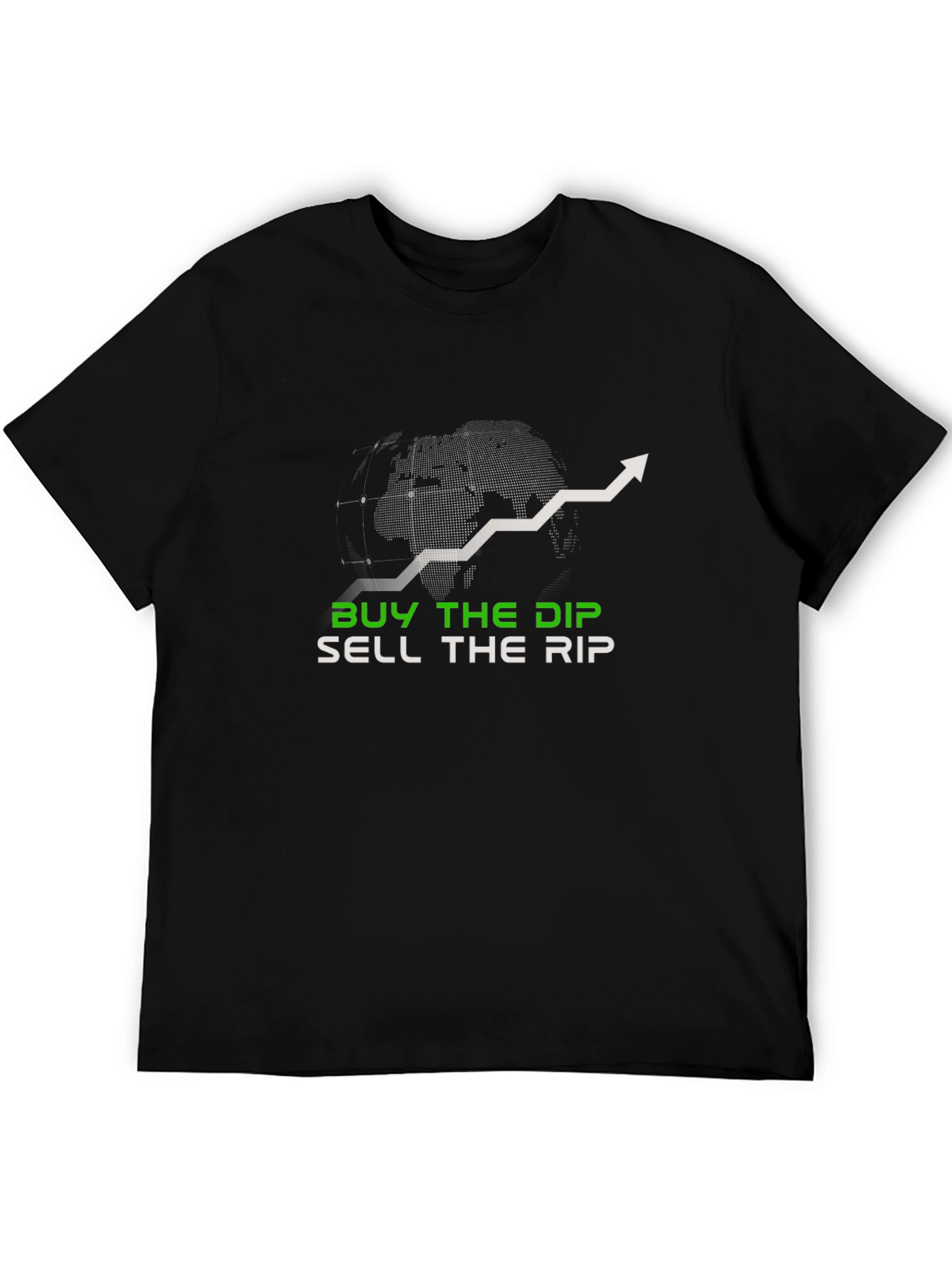 Buy the Dip Sell the Rip Black Tee