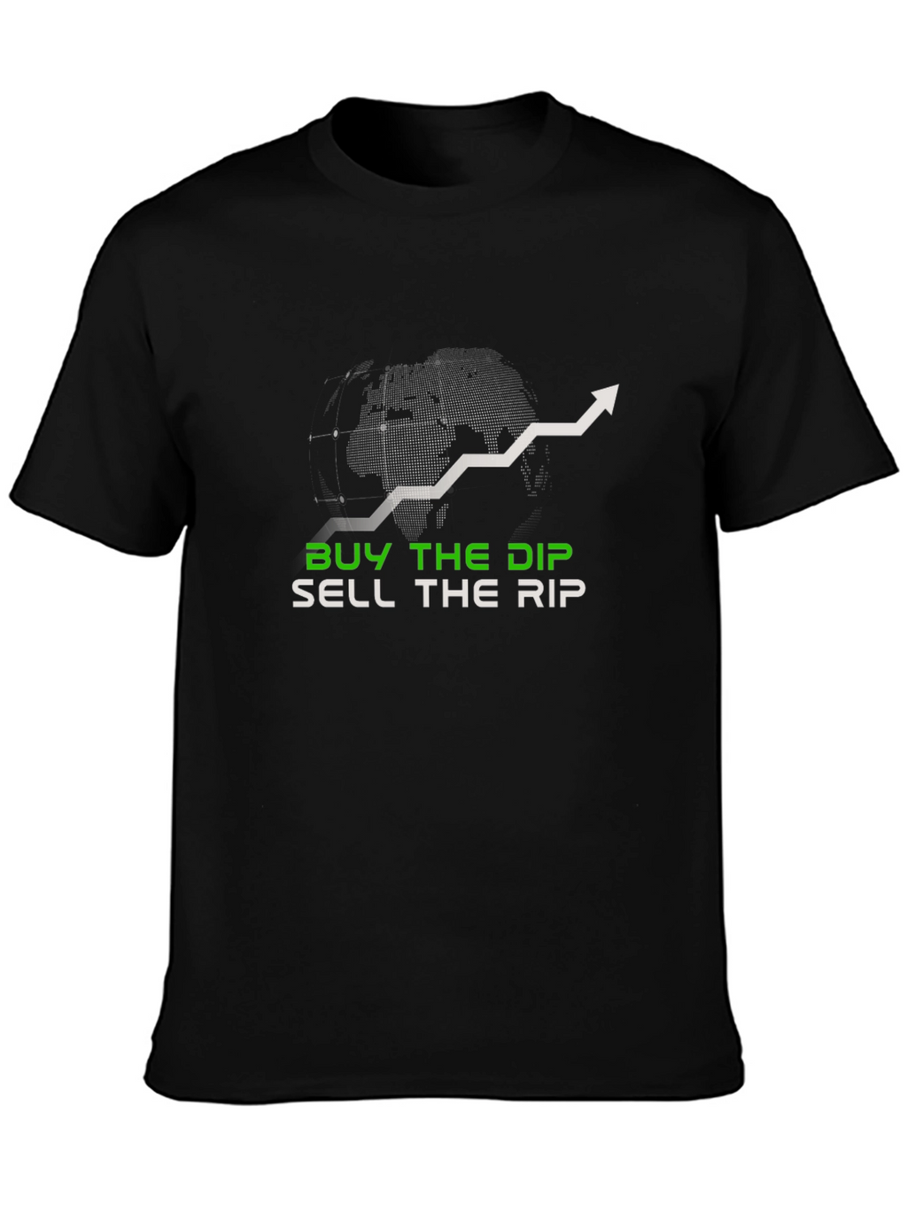 Buy the Dip Sell the Rip Black Tee