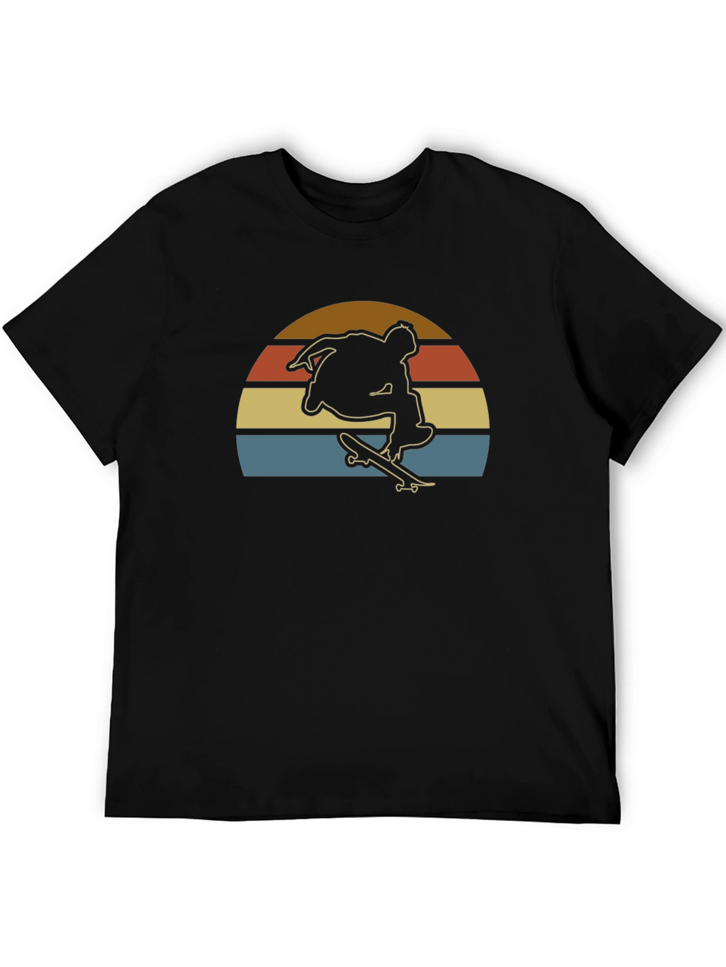 Retro Skateboarder Graphic T-Shirt