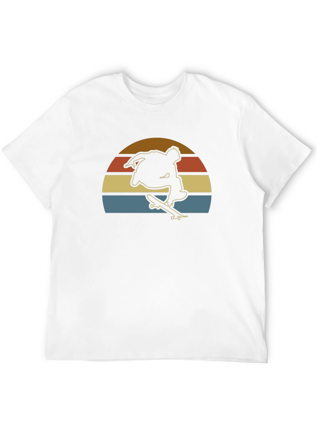 Retro Skateboarder Graphic T-Shirt