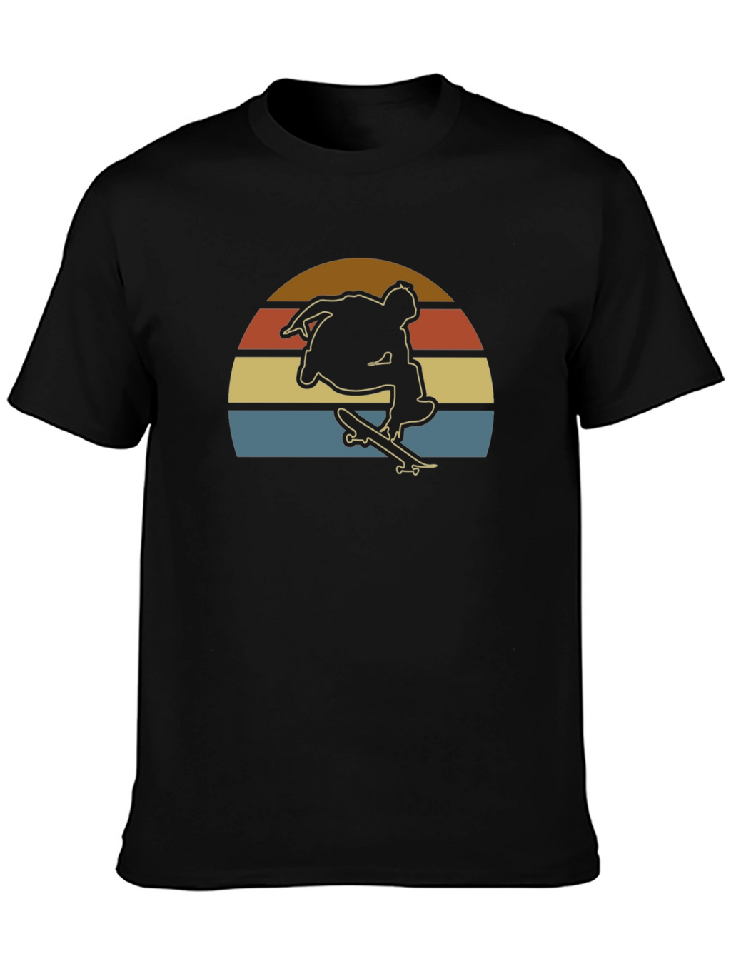 Retro Skateboarder Graphic T-Shirt