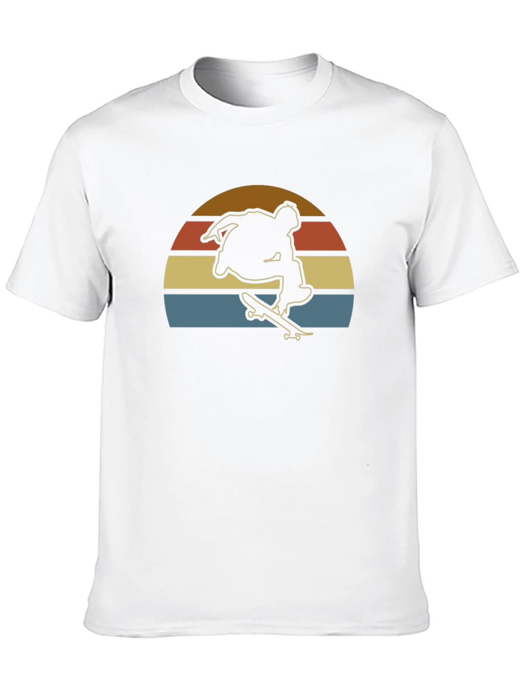 Retro Skateboarder Graphic T-Shirt