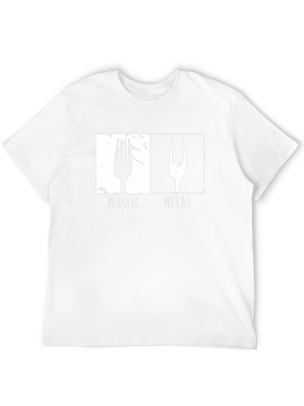 Plastic Metal Fork Graphic Tee