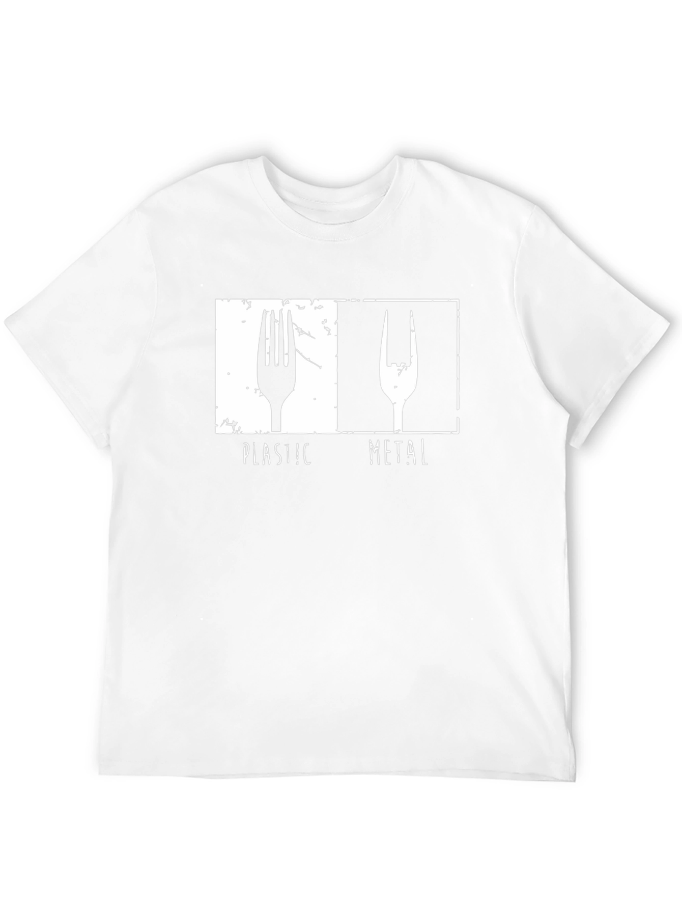 Plastic Metal Fork Graphic Tee