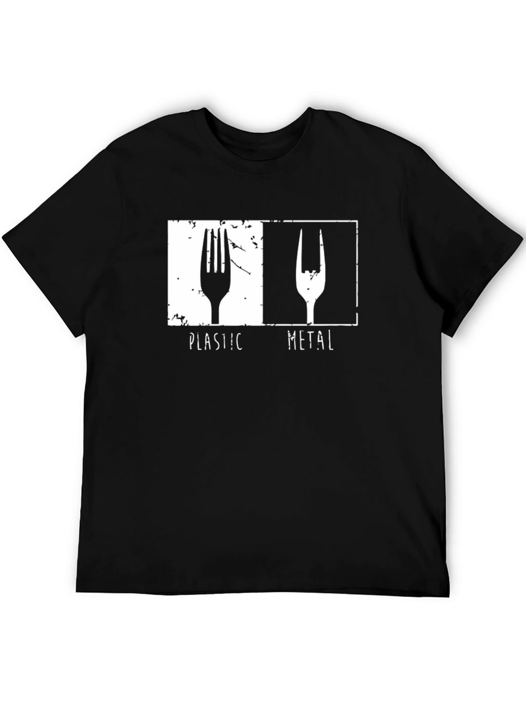 Plastic Metal Fork Graphic Tee