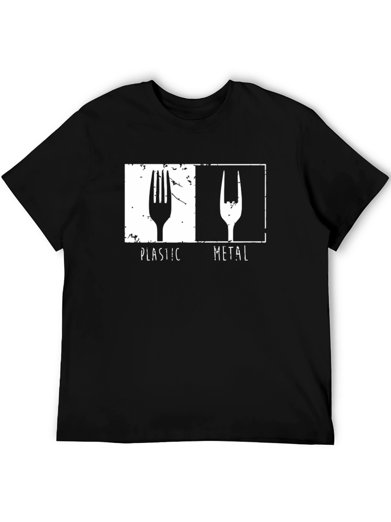 Plastic Metal Fork Graphic Tee