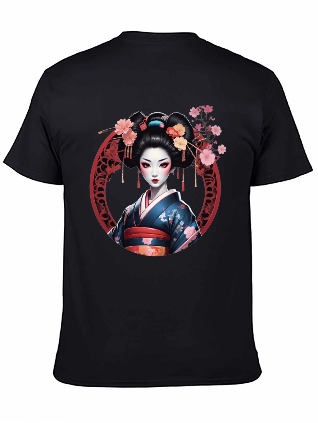 Geisha Art T-Shirt - Stylish Graphic Tee